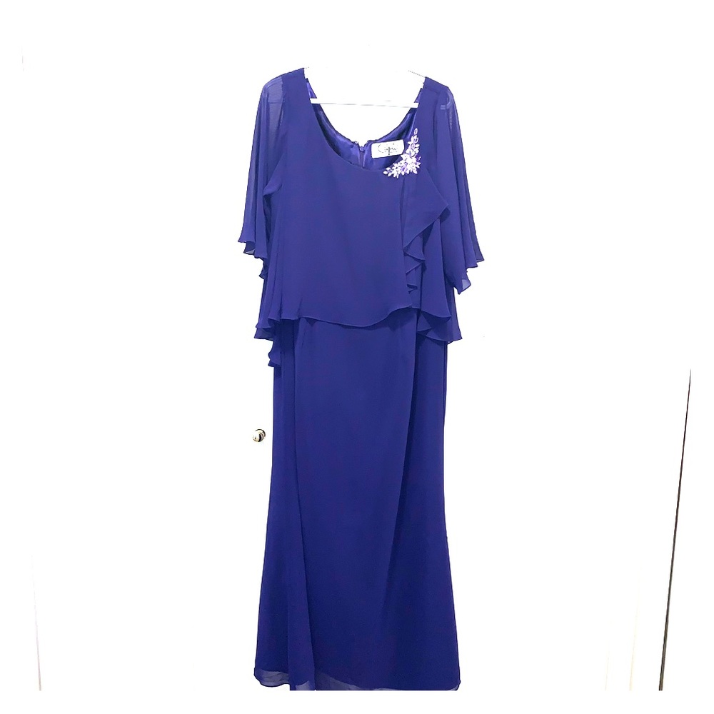 Gorgeous Blue Capri by Mon Cheri Gown